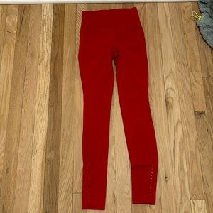 Never worn red lululemon leggings!